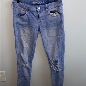 AE Low-Rise Super Super Stretch Jeggings